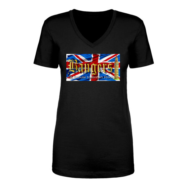 BANGERS - WOMEN'S FITTED V-NECK T-SHIRT - $TJEV84$ Thumbnail